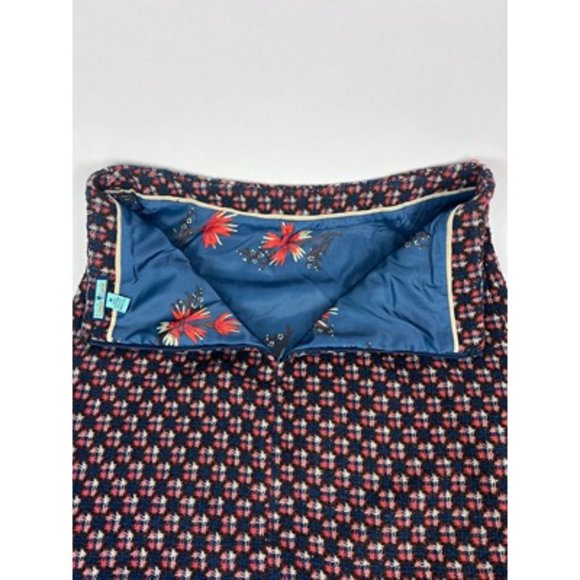 Louie Lucie Multicolor Back Zip Lined Knit Short Geometric Mini Skirt Size M - Picture 4 of 8